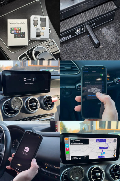 Bluetooth адаптер за Android Auto и Apple CarPlay
